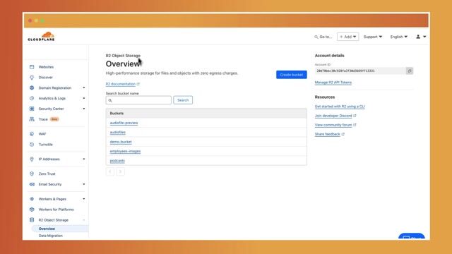 Generate R2 API Key