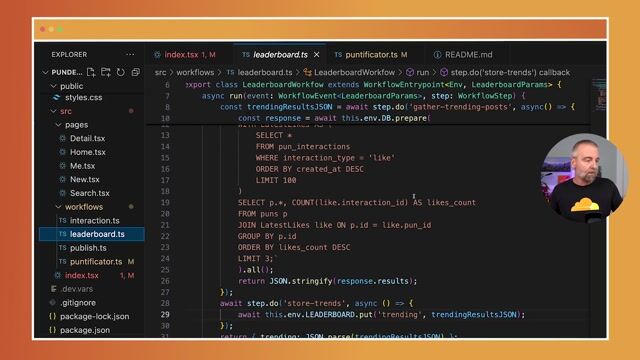 Leaderboard code