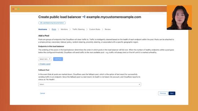 Step 2 - Add or Attach an Origin Pool